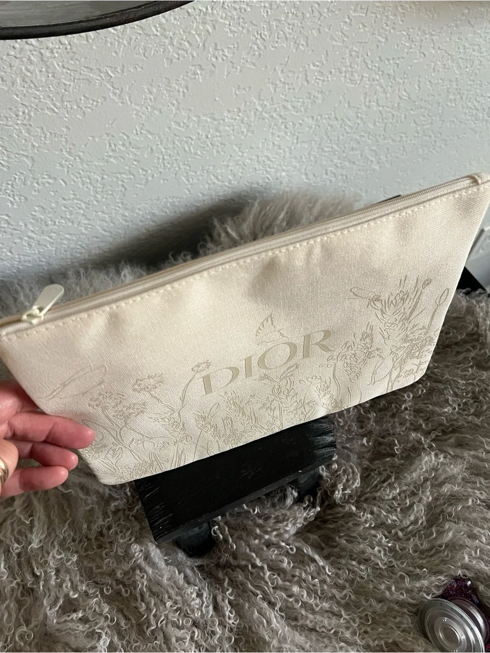 Dior cosmetic pouch
